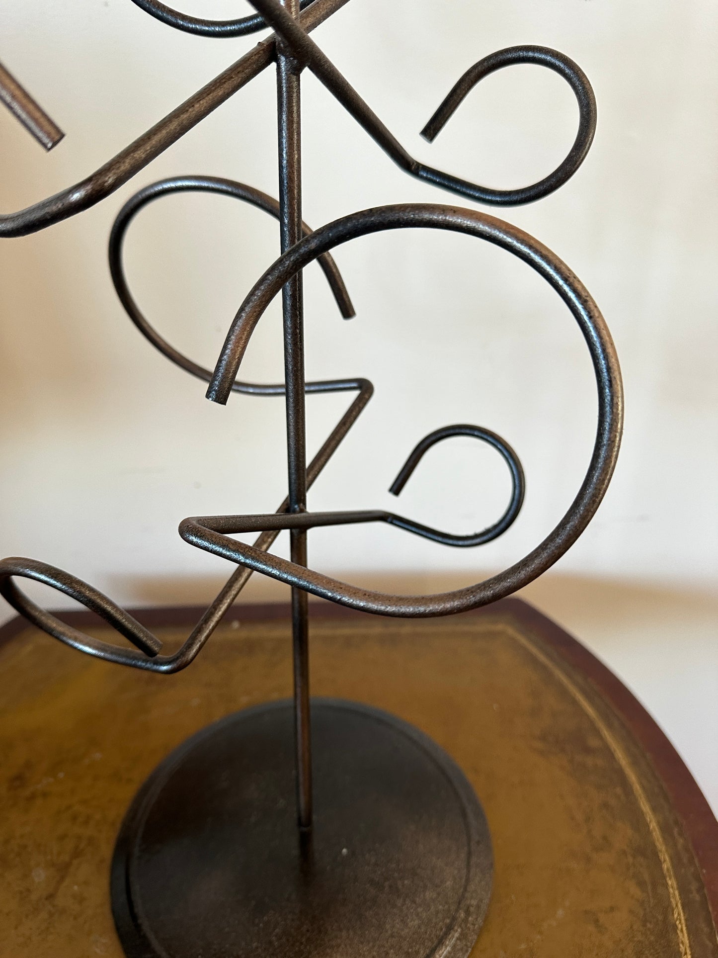 Wrought iron wine rack