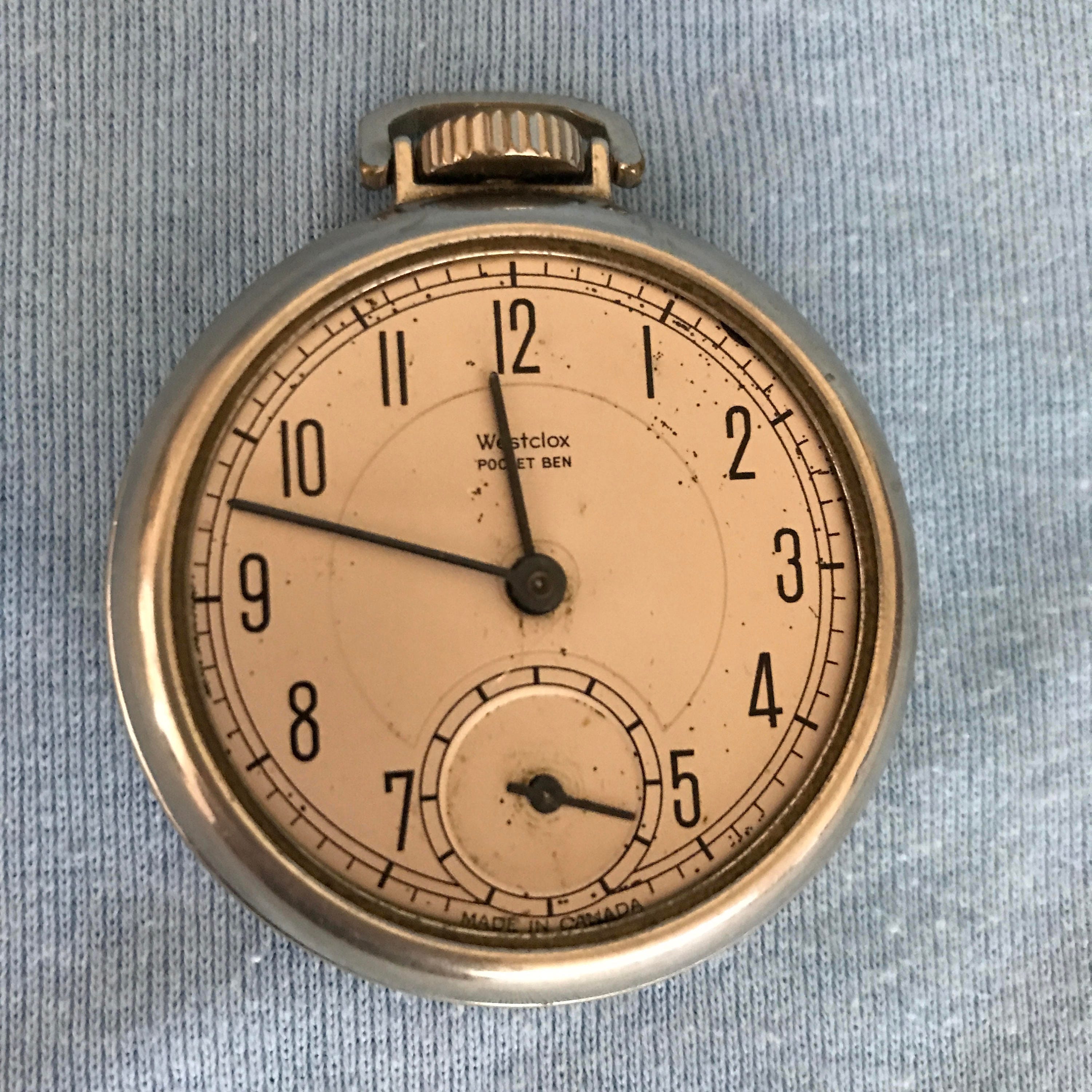 Westclox pocket ben pocket on sale watch