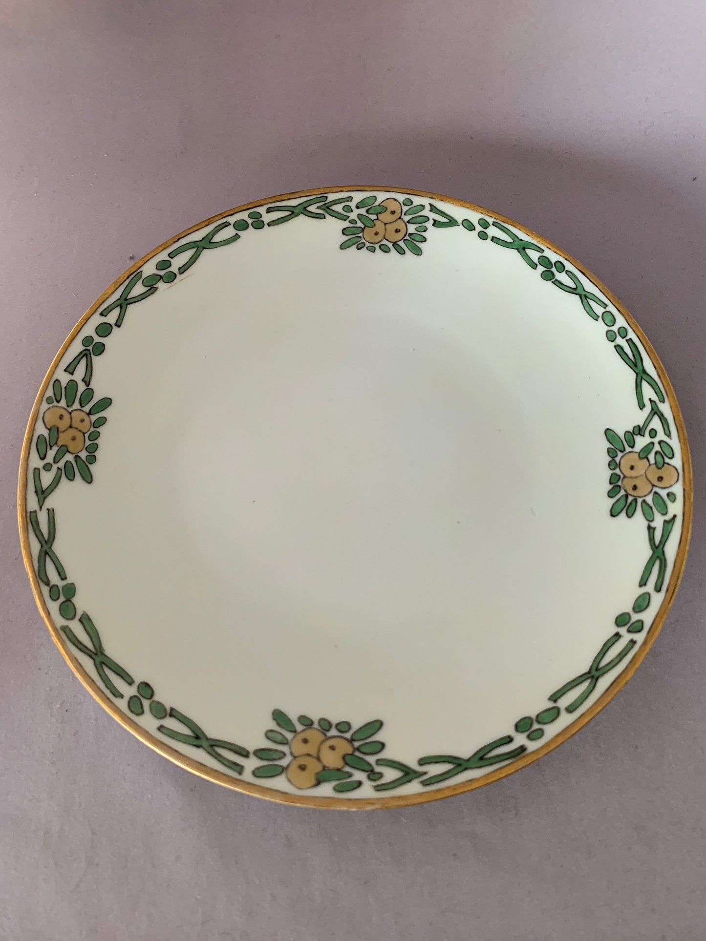 Vintage German RS china plate,  1930's collectible china plate